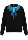 FesFas Feathers-print Sweatshirt Set | Black