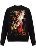 FesFas Art-print Sweatshirt | Black