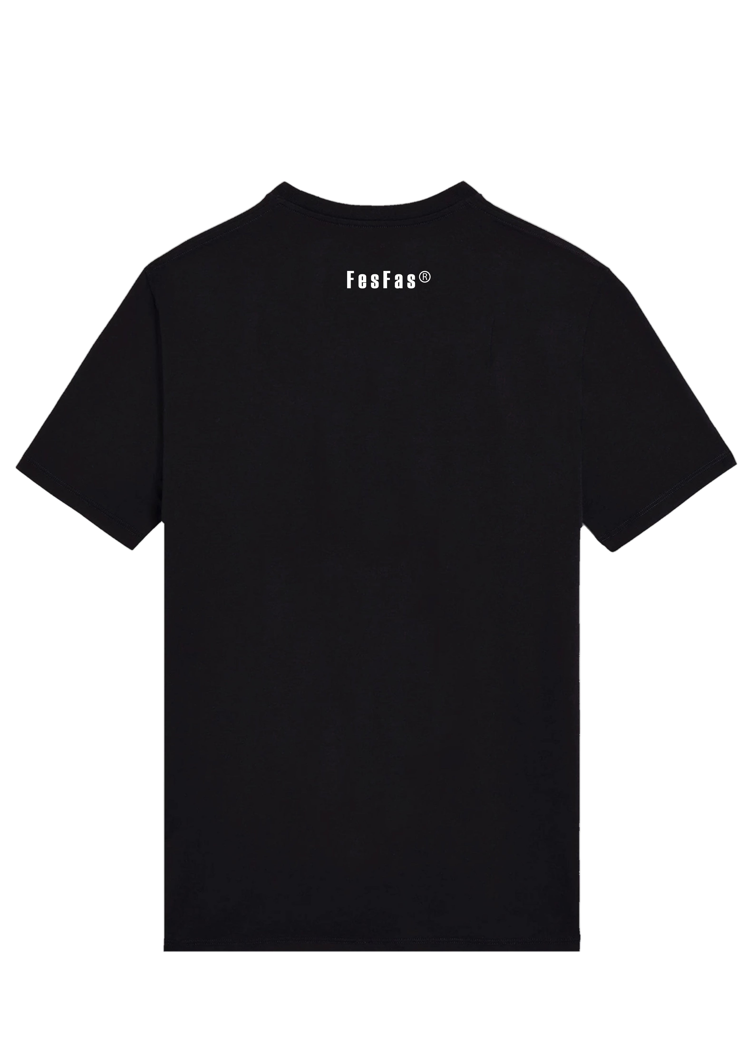 FesFas graphic-print T-shirt | Black