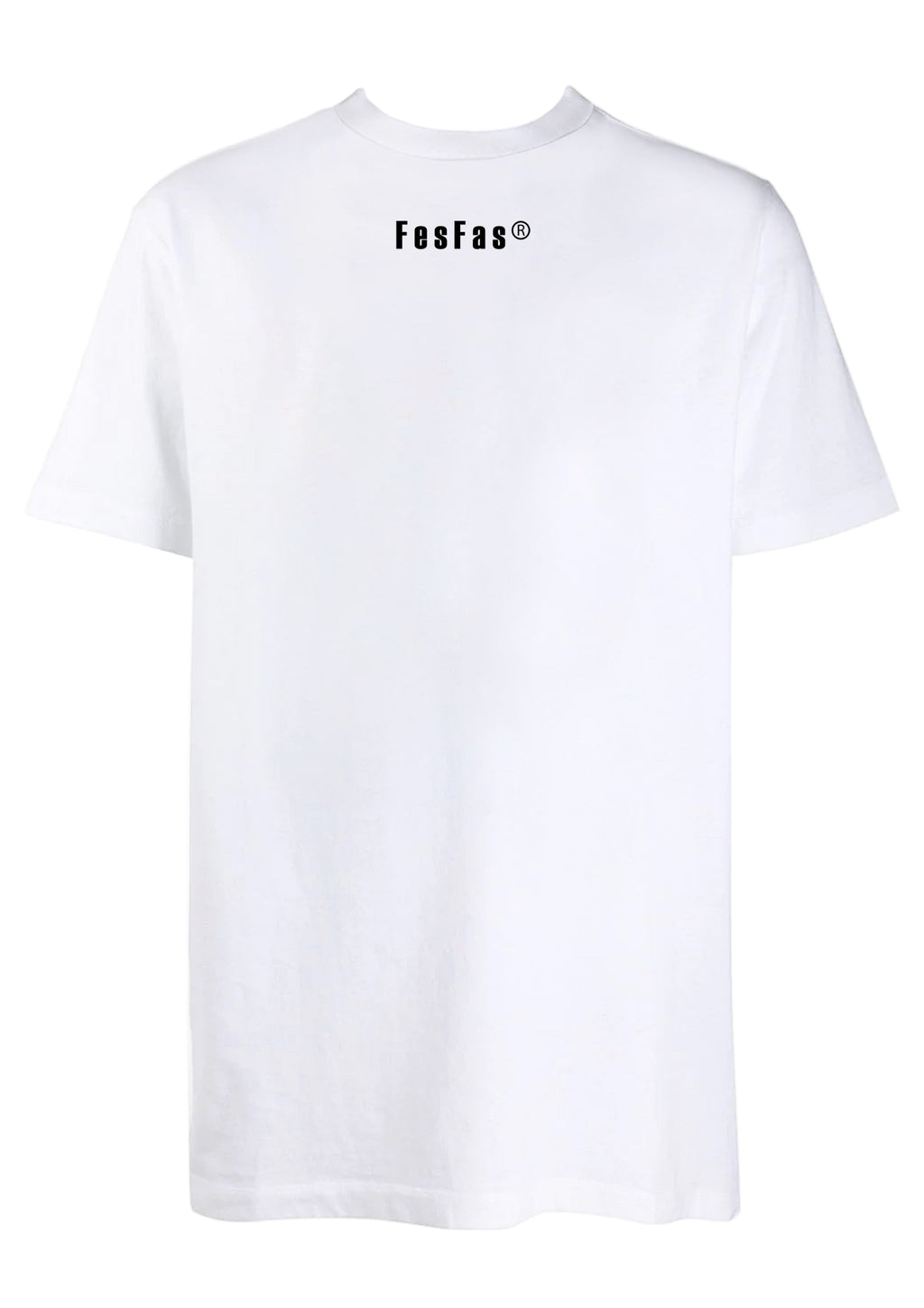 FesFas mares-print T-shirt | White