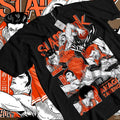 Slam Dunk T-Shirt S-4XL Slam Dunk Team Basketball Anime Sport Manga Shirt Tshirt S-4XL Hoodie, Sweatshirt | GrindPrints.com
