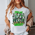 St. Patrick Day Horror Crew Shirt Feelin Lucky Horror Shirt Trending Lucky Shirt T-Shirts, Hoodie, Sweatshirt