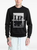 FesFas Great Dane-print Sweatshirt | Black