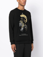 FesFas Sparta-print Sweatshirt | Black