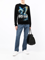 FesFas pegasus-print Sweatshirt | Black