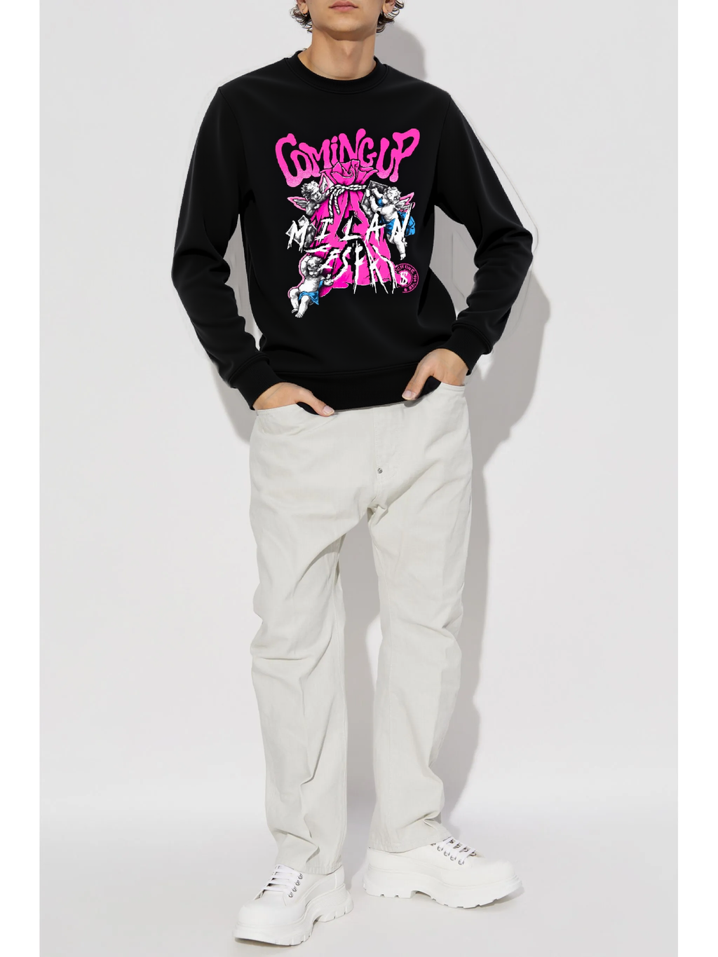 FesFas graphic-print Sweatshirt | Black
