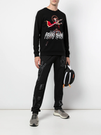 FesFas bone knight-print Sweatshirt | Black