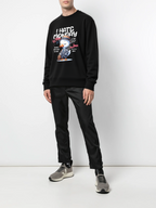 FesFas Duck Detective-print Sweatshirt | Black