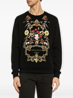 FesFas Baroque-print Sweatshirt | Black