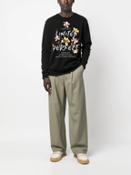 FesFas Flowers-print Sweatshirt | Black