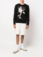 FesFas Astronaut-print Sweatshirt | Black