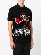 FesFas bone knight-print Polo Shirt | Black