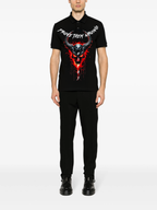 FesFas skull-print Polo Shirt | Black