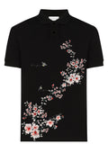 FesFas Floral-print Polo Shirt | Black