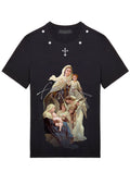 FesFas peace-print T-shirt | Black | Men