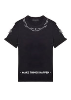 FesFas graphic-print T-shirt | Black