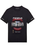 FesFas lips-print T-shirt | Black | Men