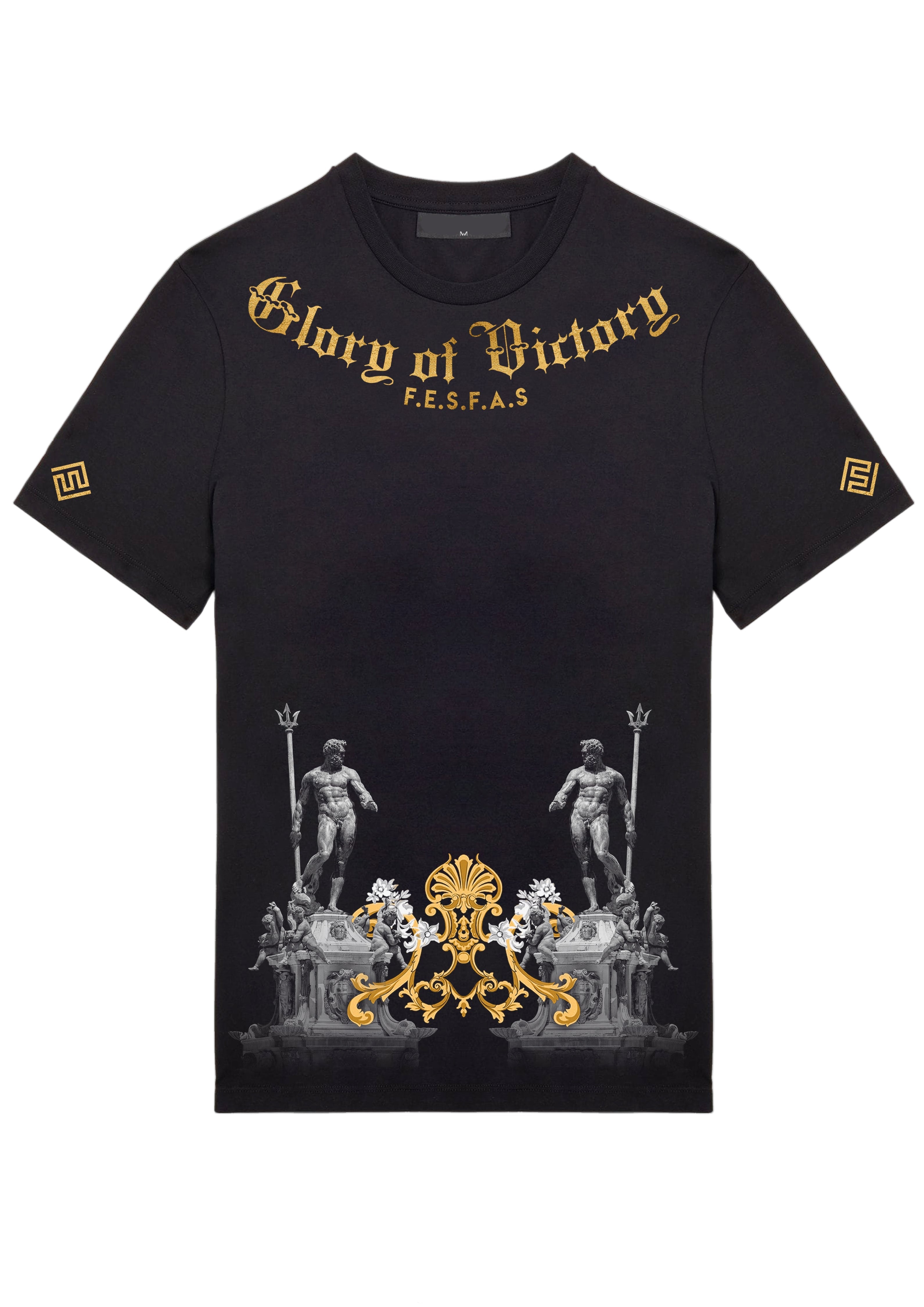 FesFas sculpture-print T-shirt | Black
