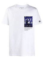 FesFas starry night-print T-shirt | White
