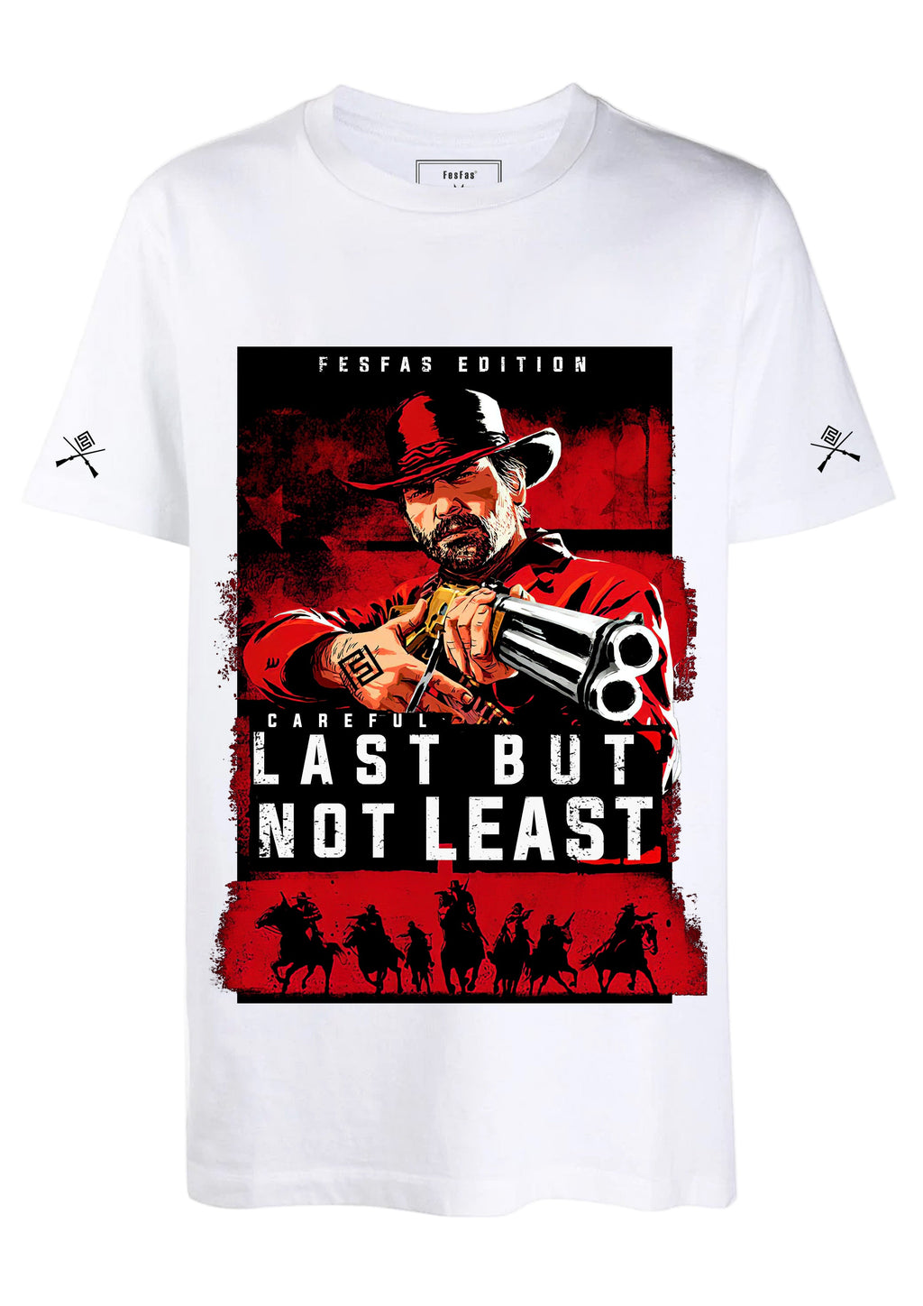 FesFas gunner-print T-shirt | White