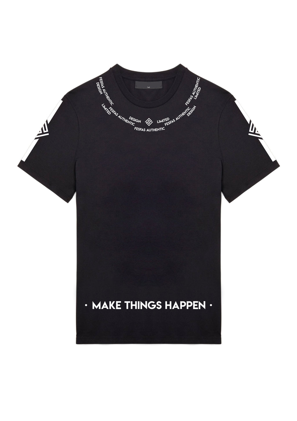 FesFas graphic-print T-shirt | Black | Men