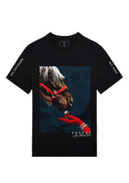 FesFas horse-print T-shirt | Black