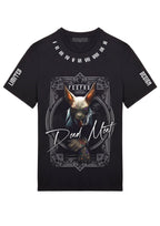 FesFas sphynx-print T-shirt | Black
