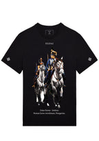 FesFas knights-print T-shirt | Black
