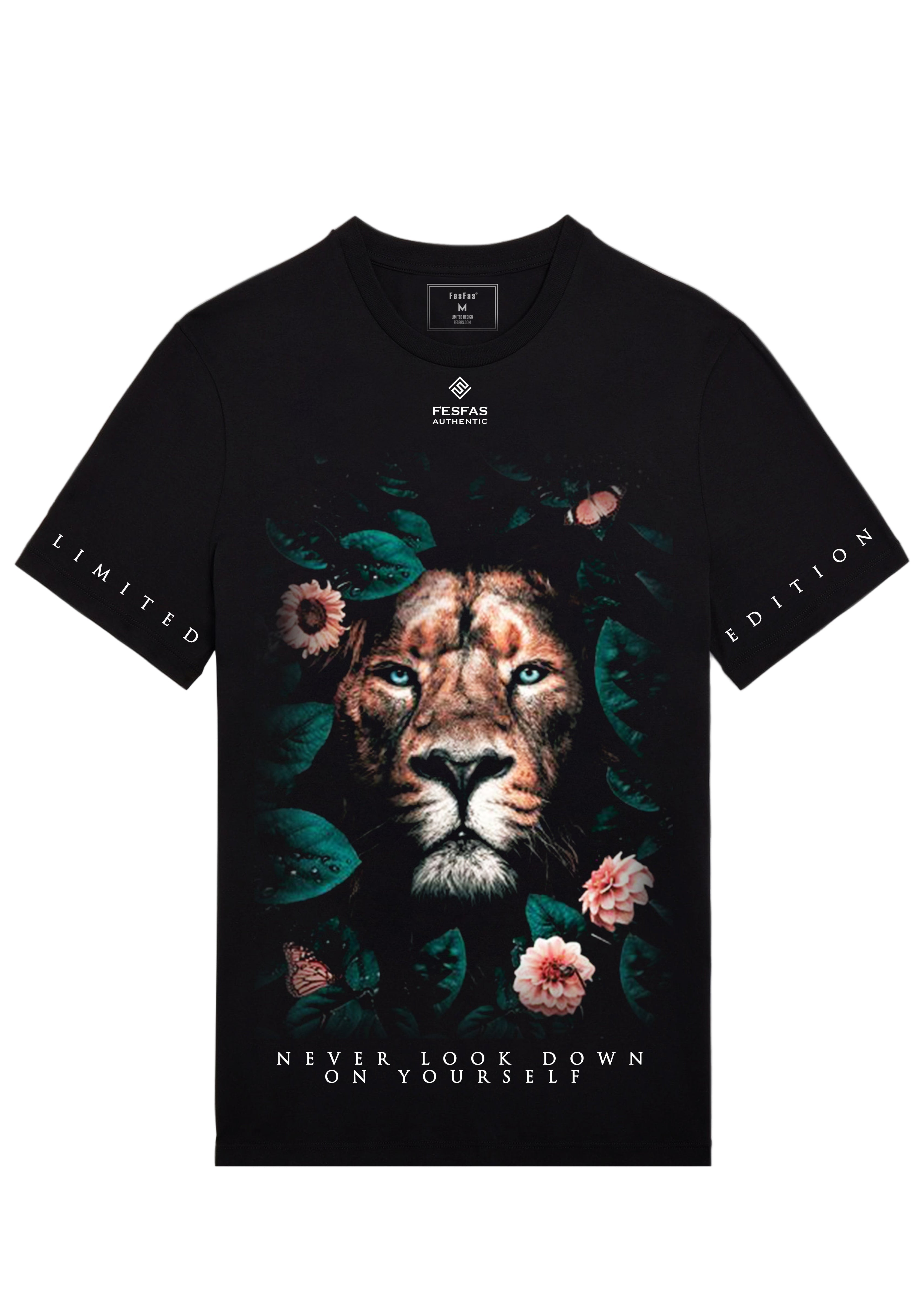 FesFas lion-print T-shirt | Black | Men