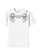 FesFas snake-print T-shirt | White