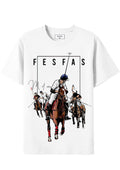 FesFas hockey-print T-shirt | White