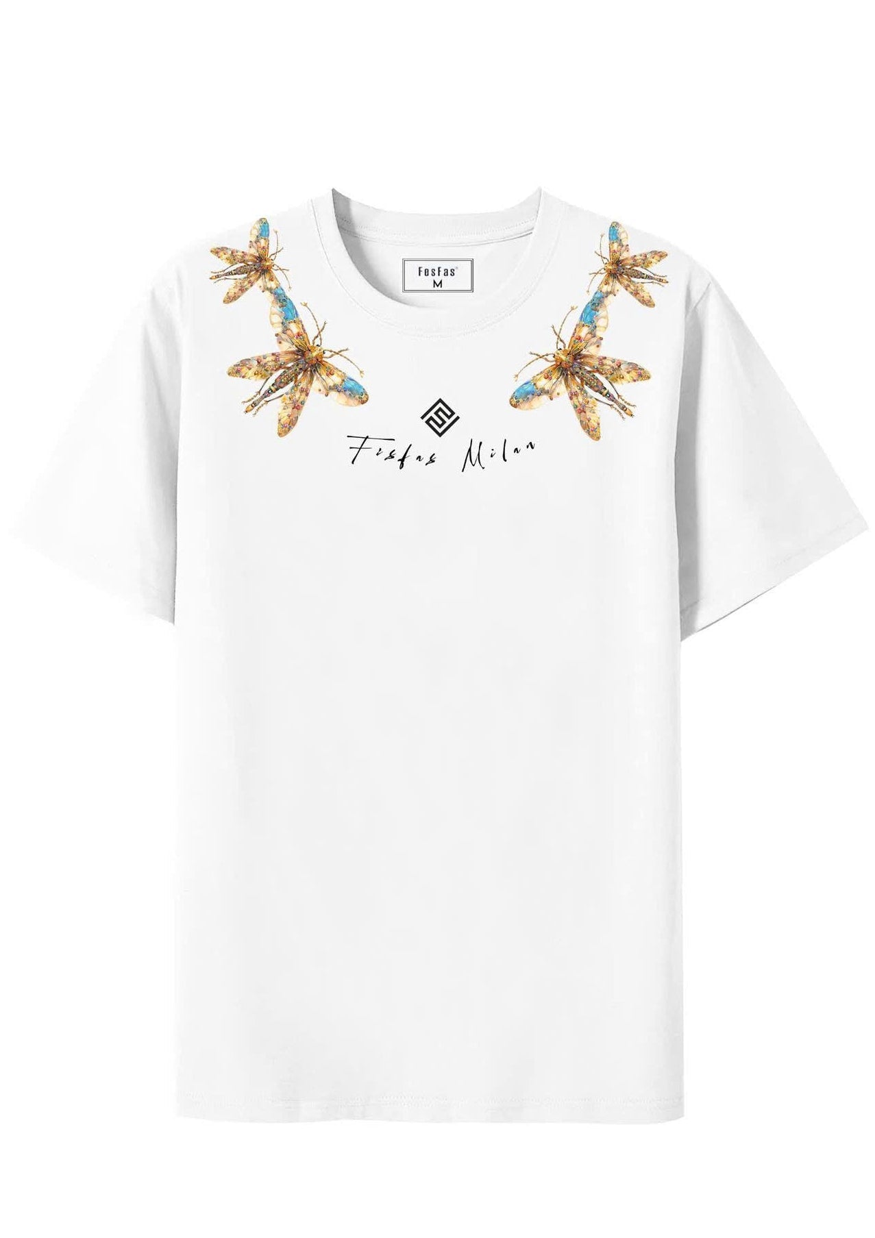 FesFas bees-print T-shirt | White