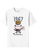 FesFas bear-print T-shirt | White