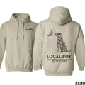 TTP Local Boy Outfitters Hoodie, Classic Camouflage Dog Design Featuring Moon Graphics, Country Boy Clothing, Perfect for...