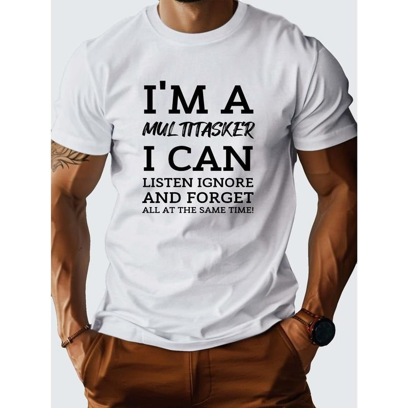 Text art pure cotton men's T-shirt comfort fit, 1 pc, 100% cotton T-shirt Made in USA Hoodie, Sweatshirt | GrindPrints.com