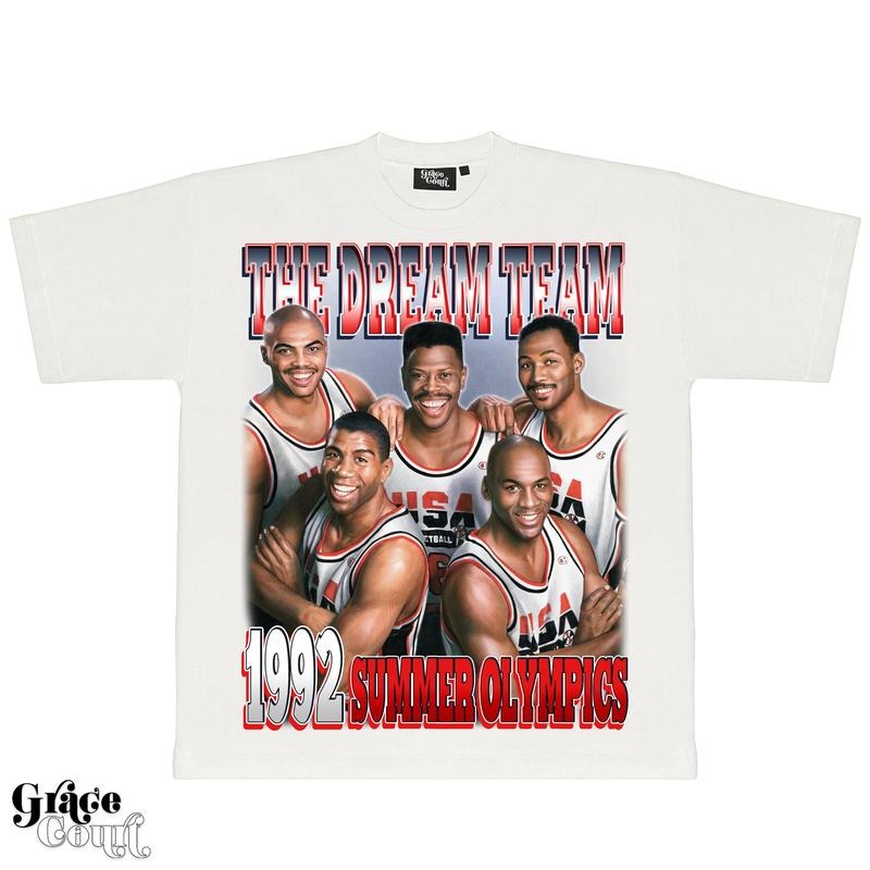 The Dream Team Tee | Vintage Tee Graphic T-Shirt Sweatshirt Hoodie | Sport Tee - Gift For Fan 1 | GrindPrints.com
