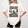 There's Some H0rors In This House Tshirt, Halloween Shirt, Halloween Season Gift Shirt, Sp0oky Season Gift Tee, Unisex...