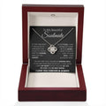 To My Beautiful Soulmate Necklace, In Your Eyes I Have Found My Home, Love Necklace With Message Card, Gift For Her,...