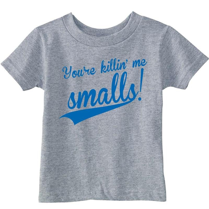 Toddler You're Killing Me Smalls Funny Vintage Baseball Graphic T shirt for Kids Funny Toddler Shirts Baseball Apparel...