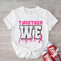 Together We Fight Shirt, Breast Awareness Day T-Shirt, Football Cancer Tee, Fighter Shirt, Cancer Warrior Support Gift...