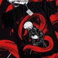 Tokyo Ghoul T-Shirt Ken Kaneki Manga Strip Horror Anime Black Shirt Tee All Size Hoodie, Sweatshirt | GrindPrints.com