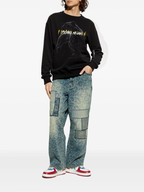 FesFas panther-print Sweatshirt | Black