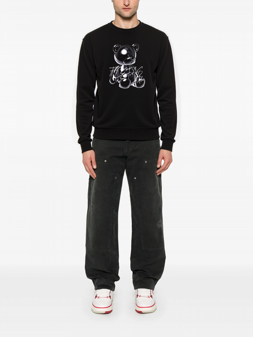 FesFas black bear-print Sweatshirt | Black | Men