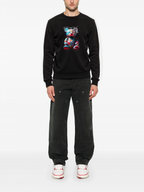 FesFas colorful bear-print Sweatshirt | Black