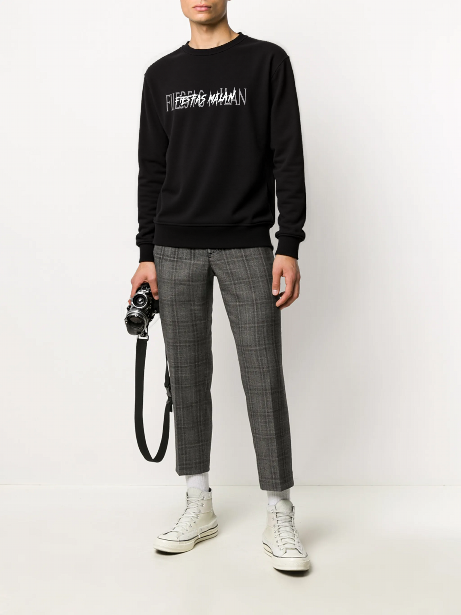FesFas graphic-print Sweatshirt | Black