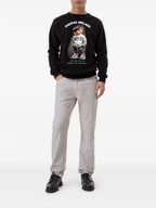 FesFas Bear-print Sweatshirt Set | Black