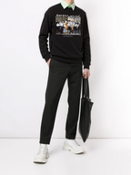 FesFas Graphic-print Sweatshirt Set | Black