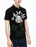 FesFas butterflies-print Polo Shirt | Black