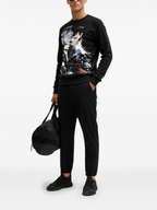 FesFas Tattoo-print Sweatshirt Set | Black