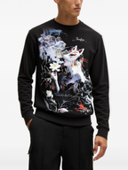 FesFas Tattoo-print Sweatshirt Set | Black